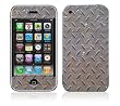 Metal Steel Decorative Skin Cover Decal Sticker for Apple 2G iPhone (1st Gen)