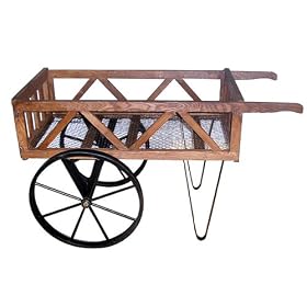 Flower Wagon with Steel Wheels from Garden Wagons