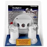 Thomas & Betts CS212WH Red Dot Traditional Floodlight Kit, White