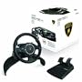 Atomic Accessories Steering Wheel - Volante/mando (Rueda \\+ Pedales, PC, Playstation 2, Playstation 3, Con cables, USB 2.0, 2.1 m, Pentium 166 Mhz\\+) Black