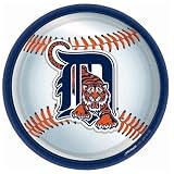 Costumes 203785 Detroit Tigers Baseball- Round Dinner Plates