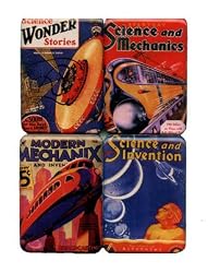 Futuristic Magnets Set of 4