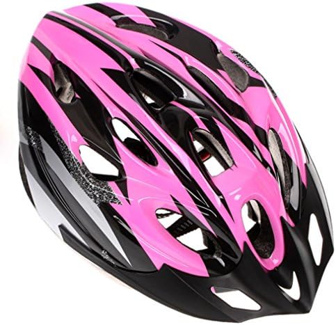 Sport Men Women Cycling Bicycle Adult Bike Handsome Carbon Helmet with Visor (Pink)