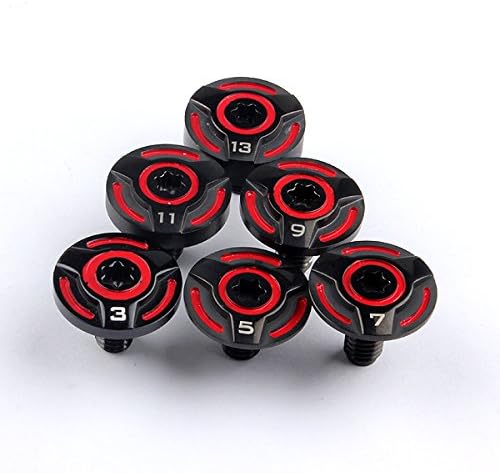 Casar Golf 6pcs Red Optifit Weight Kit for Callaway Razr Fit Xtreme Driver 3g 5g 7g 9g 11g 13g