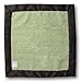 SwaddleDesigns Baby Lovie, Small Security Blanket, Cozy Microfleece with Chocolate Brown Trim, Lime
