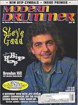 Modern Drummer Magazine (April 1996) (Steve Gadd + The Drummers of Hip Hop + Brendan Hill of Blues Traveler)