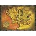 LE SEIGNEUR DES ANNEAUX POSTER CARTE DE LA TERRE DU MILIEU (91,5cm x 61cm)