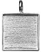 Amate Studios Designer-Feets Large Square Base, 1/Pkg, Silver Overlay 28mm