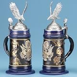 Sale - The Perfect Gift - History of American Eagle Stein - Limited Edition - Magnificent !