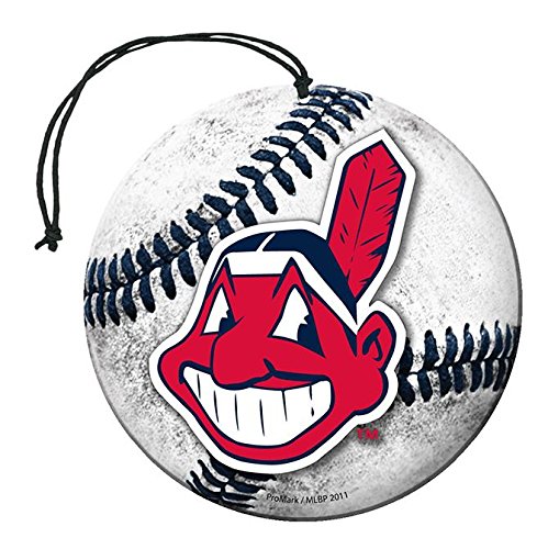 MLB Cleveland Indians Air Freshener (3 Pack), One Size, One Color