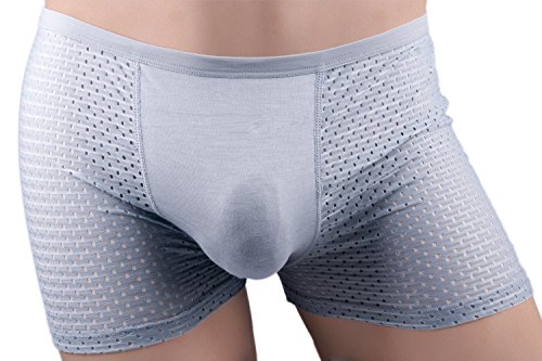 99extra Underwear, 15 Styles Men's Mesh Bamboo Fiber Antimicrobial Boxer Briefs
