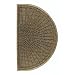 Andersen 272 Camel Polypropylene WaterHog Grand Classic Mat, Half Oval, 2.3' Length x 4' Width, For Indoor/Outdoor