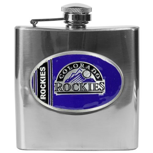 Colorado Rockies 6oz Stainless Steel Flask