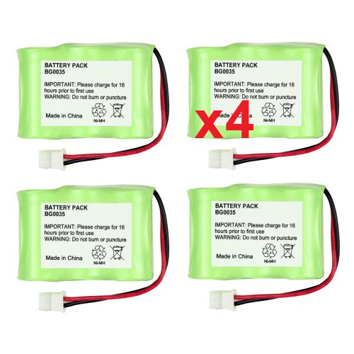 4 Fenzer Rechargeable Cordless Phone Batteries for Vtech BT 17333 BT