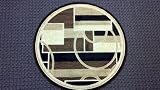 Modern Round Area Rug 5 Ft 2 in X 5 Ft 2 in Brown #115