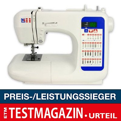 W6 Nähmaschine N 3300 - Die Elektronische für Perfektionisten mit 10 Jahren Garantie