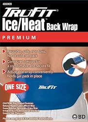 Tru-Fit Ice/Heat Back/Shoulder Wrap With Gel Pack Blue One Size Fits All