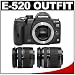 Olympus Evolt E-520 Digital SLR Camera Body with Olympus Zuiko 14-42mm f/3.5-5.6 Digital Zoom Lens + Olympus Zuiko 40-150mm f/4.0-5.6 Digital Zoom Lens Kit