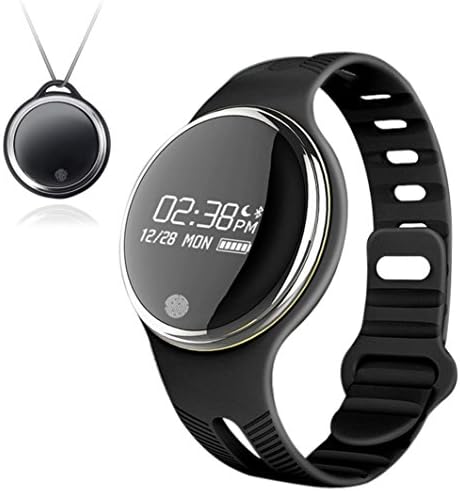 IP67 Waterproof Bluetooth Smart Bracelet Watch ,Qisc Sport Healthy Pedometer Sleep Monitor (Black)