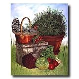 Barred Plymouth Rock Hen Chicken Country Wall Picture Art Print