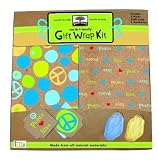Green Start Gift Wrap Kits: Love N Peace - From Earth Friendly Materials