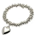 Buckley Heart Charm Stretch Sweetie Bangle