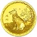 1/2 oz Coin Gold Plated- Year of the Dog/Canine- Ancient Chinese Zodiac Theme 1994, 2006