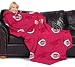 Cincinnati Reds Adult Comfy Throw Blanket with Sleeves