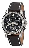 Victorinox Swiss Army Men's 241404 Chrono Classic PVD Coated Black Dial Watch