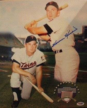 Autographed/Hand Signed Harmon Killebrew - Minnesota Twins 11 X 14 8x10 Photo - Psa