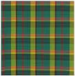 Durable Flat Weave 100% Cotton Colorful Green and Yellow Plaid Tablecloth 60x60 Inches
