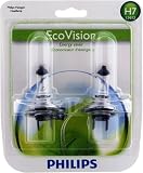 Philips H7 EcoVision Headlight Bulb, Pack of 2