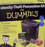 Identity Theft Prevention Kit for Dummies with Microcut Shredder for Ultimate Document Security