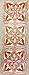 COTTON CRAFT Mural Handmade Beaded Table Runner - Halloween Harvest Autumn Fall Thanksgiving Holiday Christmas Xmas Celebration Festive Party Tabletop Décor Tablerunner - 13x36 Red & Gold