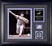 Derek Lowe Los Angeles Dodgers Framed 8x10 Photograph with Game-Used Baseball Piece & Medallion