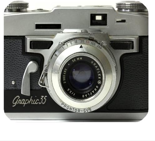 Unique Design Retro Camera,Lifelike Camera,Camera Art Cloth Cover Rectangle Mouse Pad ,Gaming Mouse Pad Mat 9.84