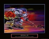 Art4Kids HE14038 Goals - Hockey - Heritage Frame, Creative Canvas
