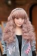 2013 New Sweat Barbie Doll Style Fluffy Wavy Kanekalon Human Hair Wig Wigs K030