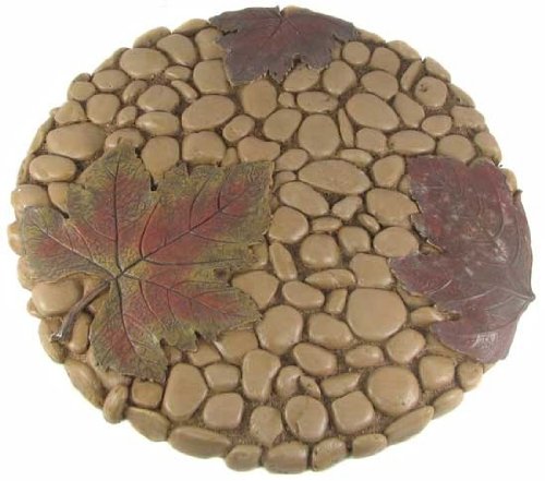 Leaves and Pebbles Stepping Stone