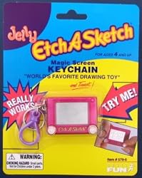 Purple Jelly Etch A Sketch Key Chain by Basic Fun