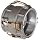 Dixon 400-DDVR-AL Aluminum Cam and Groove Hose Fitting, Vapor Recovery Coupler with Probe, 4" Socket