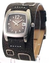WOMENS FOSSIL LEATHER DATE WATCH JR9814