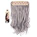 creamily® Ombre Dip Dye Flip In Secret Miracle Wire Hair Extensions Synthetic Curly Wave Hairpieces 20
