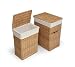 51lNGL7Sl7L. SL75  Badger Basket Folding Storage Bin Hamper in Ecru