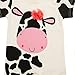 Bebone Baby Infat Toddler Cotton Animal Cartoon Romper Jumpsuit with Hat (3-6M, Panda)