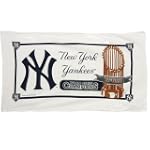 New York Yankees 2009 World Series Champions White Beach Towel ()