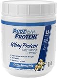 Pure Protein Natural Whey Protein,  Vanilla Cream Shake, 14 Ounce