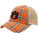Top of the World Auburn Tigers Plaid Academic Adjustable Hat