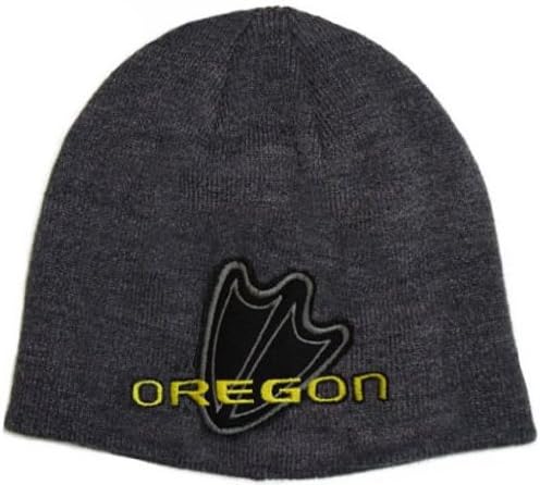 Drift Creek CASCADE UO - Oregon Ducks Dark Heather Grey Knit Skull Hat