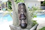 FIJIAN TIKI MASK W/ CARVED TURTLE - 20 HAPPINESS - PCC